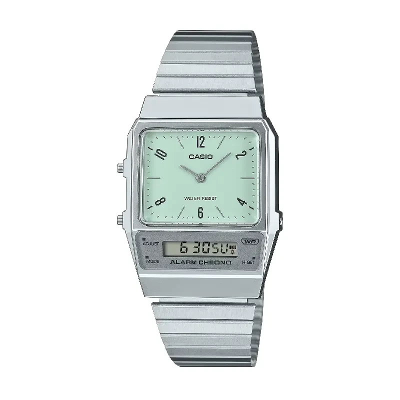 Casio Vintage Analogue-Digital Dual-time Watch- AQ-800E-3A